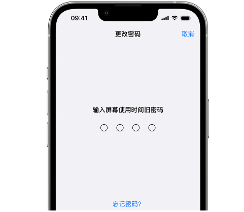 东区iPhone屏幕维修分享iPhone屏幕使用时间密码忘记了怎么办 