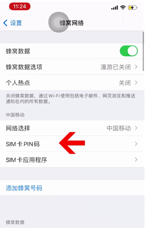 东区苹果14维修网分享如何给iPhone14的SIM卡设置密码 