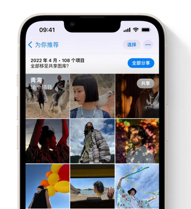 东区苹果维修网点分享在 iPhone 上使用共享图库 