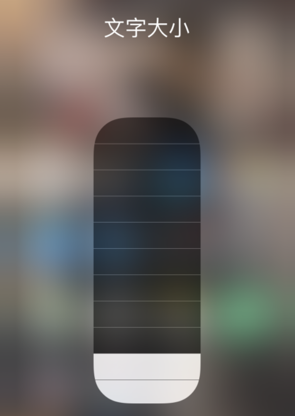 东区苹果手机维修分享小技巧：在 iPhone 控制中心快速调节字体大小 